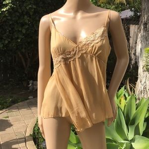 🔥NWT🔥Flowing A-Symmetrical Camisole/Top USA made